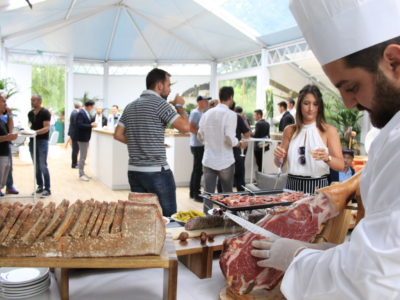 Pavillon tennis buffet d'arrivée roland garros 2019 hospitality hospitalite corporate pavillon tennis entreprise billetterie ticket