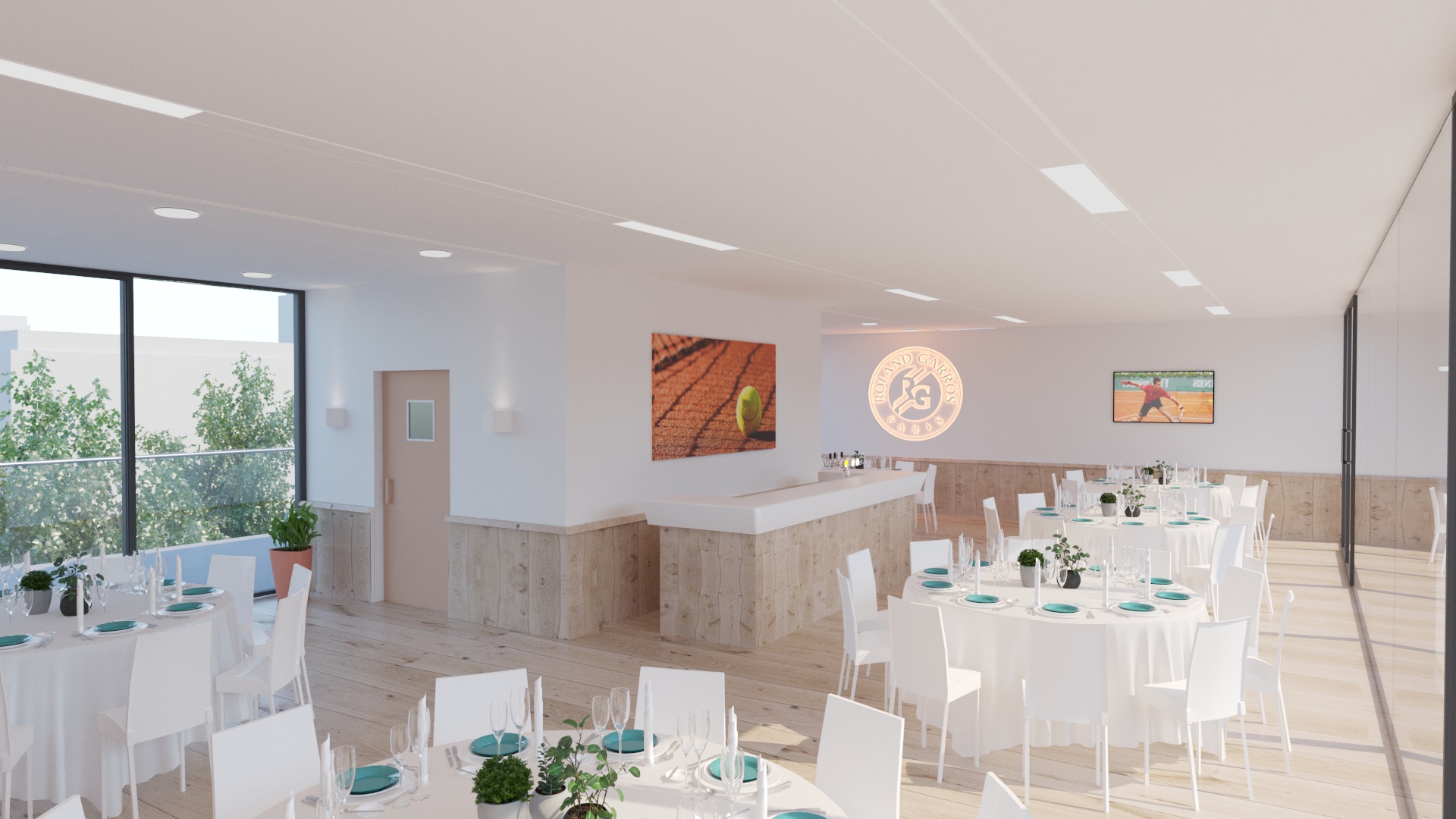 Orangerie hospitalite entreprise vip Roland Garros orangerie Roland Garros ticket billeterie corporate entreprise package billets VIP hospitalite